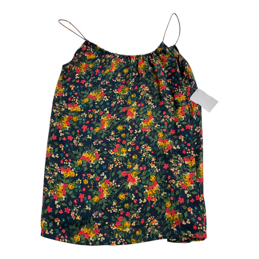 Top Sleeveless By Tucker In Floral Print, Size: Xs