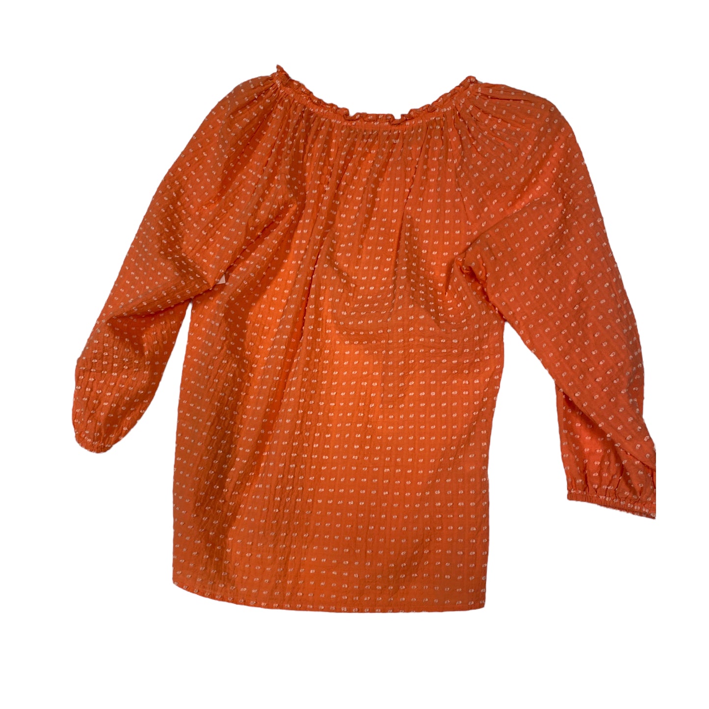 Top Long Sleeve By Loft In Orange, Size: Xs