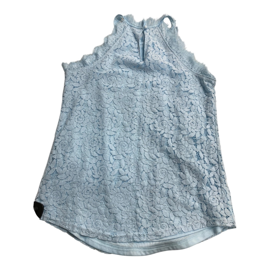 Top Sleeveless By BERRY YOU  In Blue, Size: S