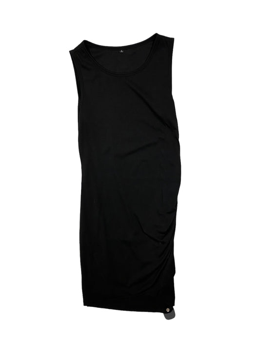 Black Dress Casual Midi Cmc, Size S