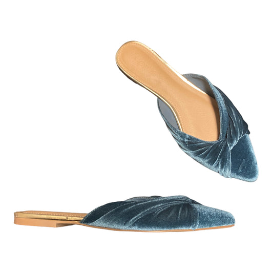 Teal Shoes Flats Loft