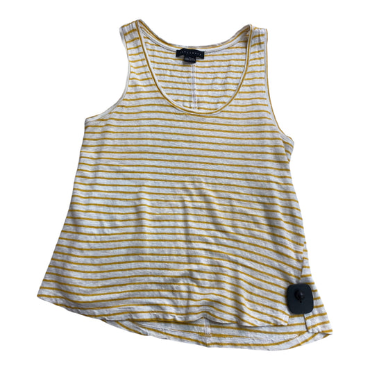 Top Sleeveless By Sanctuary In White & Yellow, Size: S