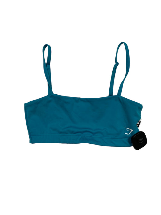 Teal Athletic Bra Gym Shark, Size S