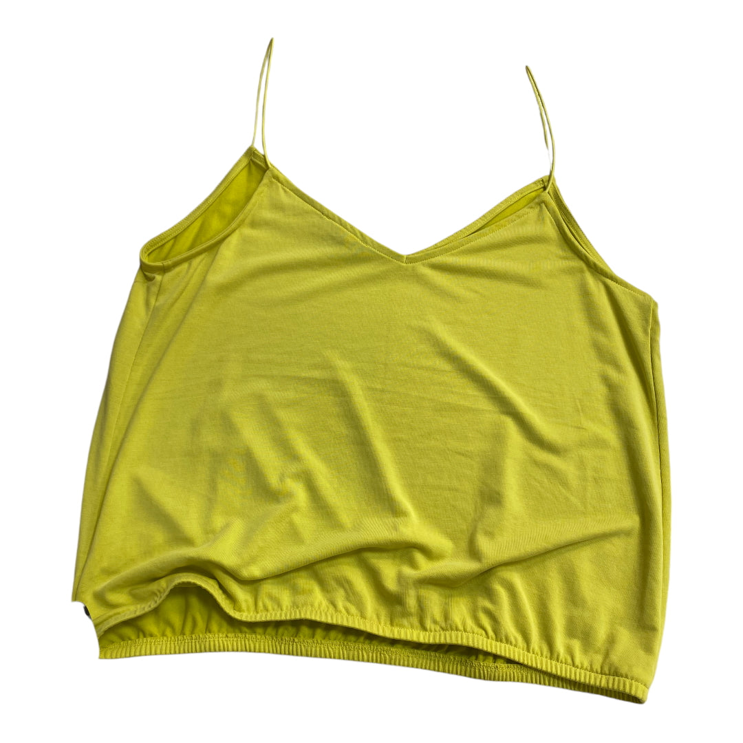 Top Sleeveless By Express In Yellow, Size: S