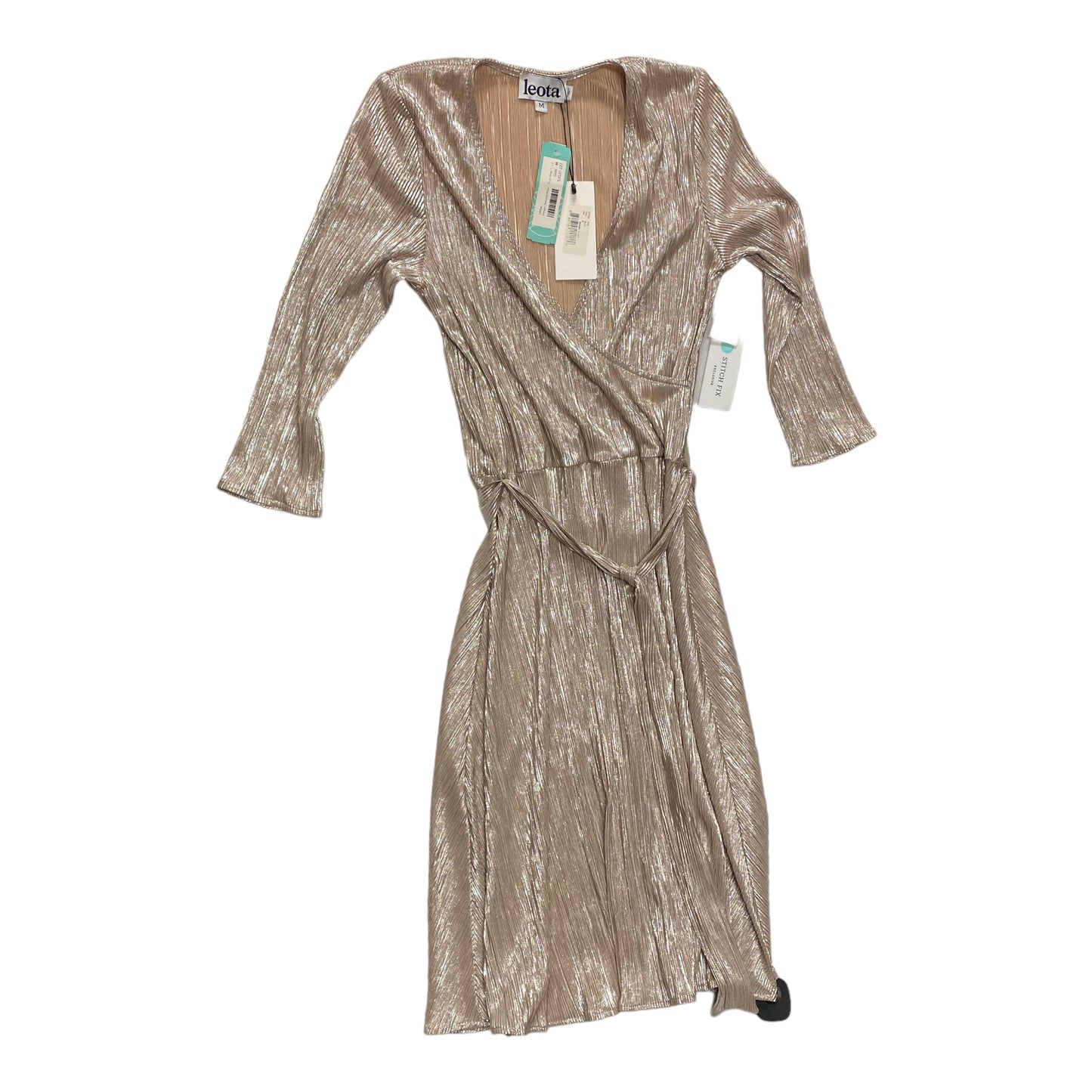 Dress Party Midi By Leota In Gold, Size: M