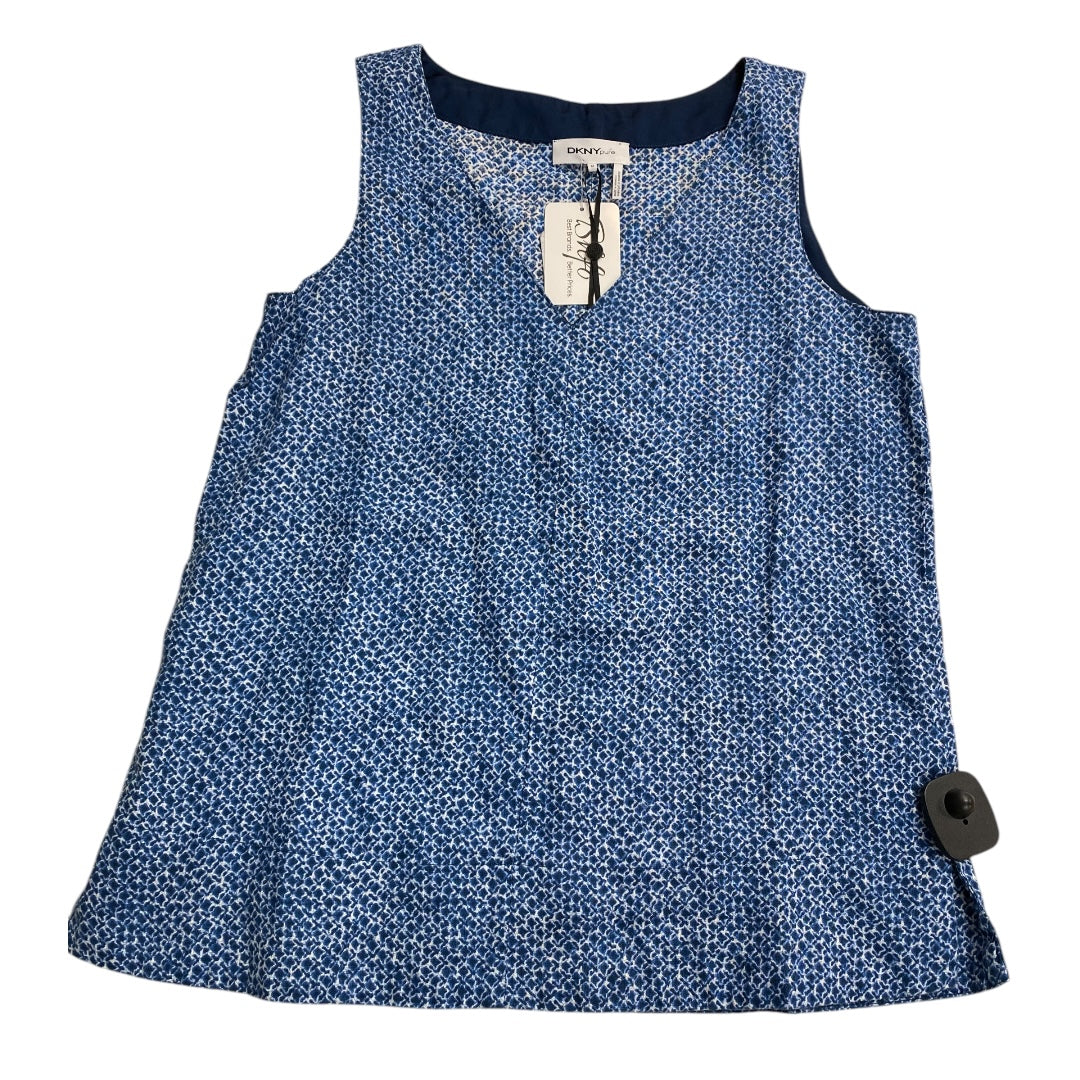 Top Sleeveless By Dkny In Blue, Size: Xs