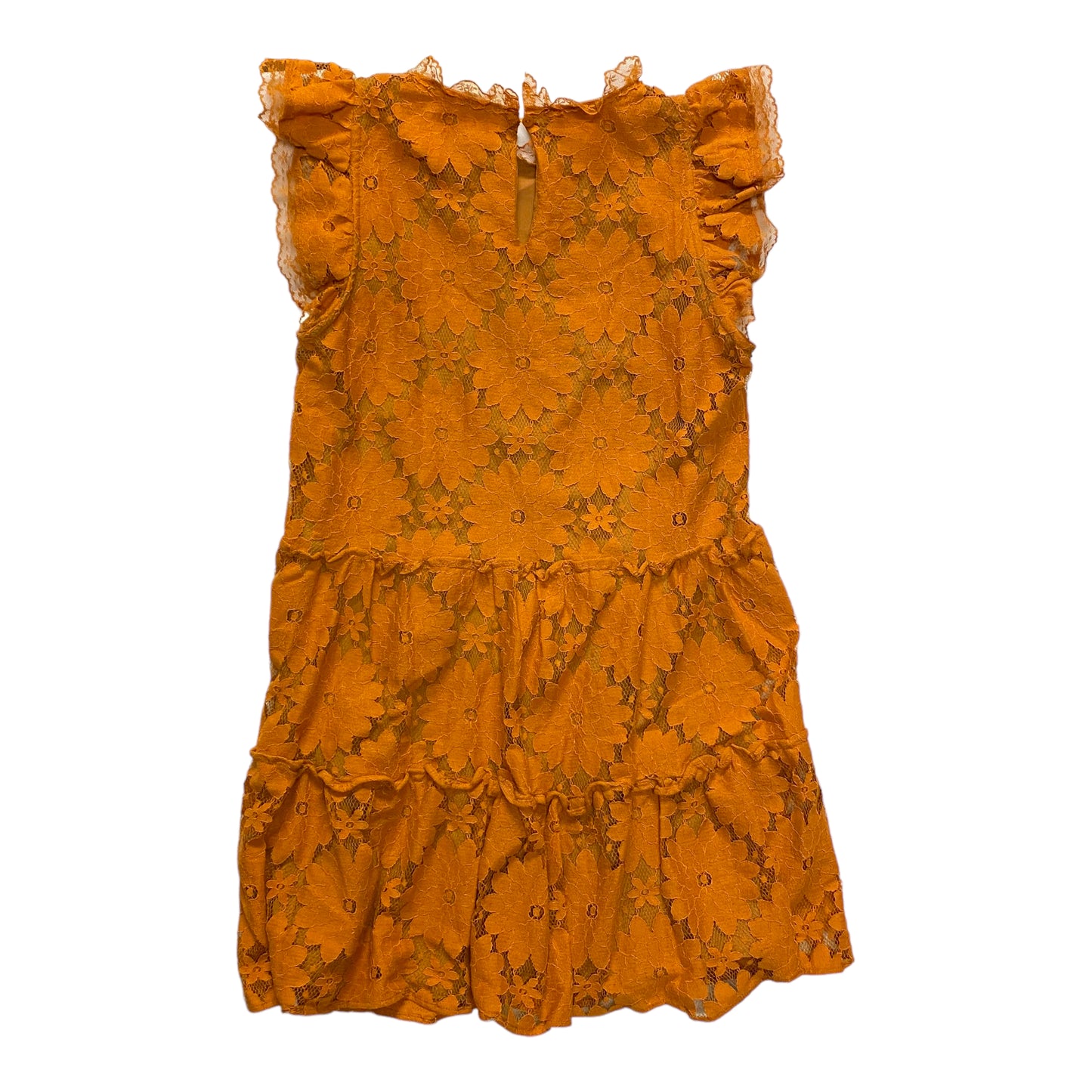 Dress Casual Midi By Blue Tassel In Orange, Size: M