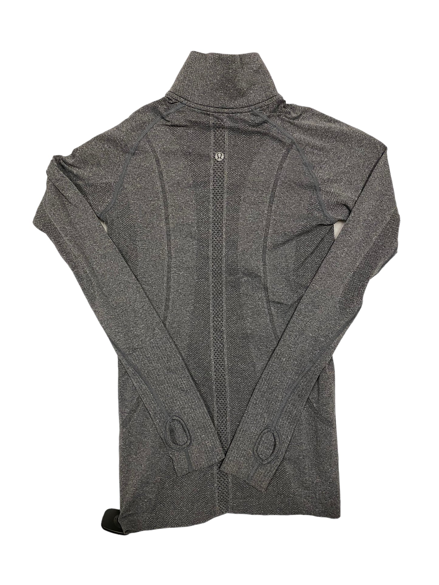 Athletic Jacket By Lululemon In Grey, Size: 6