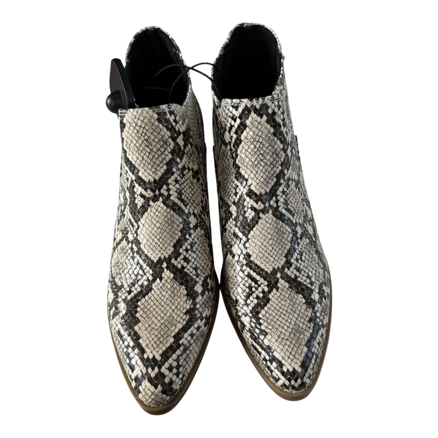 Boots Ankle Heels By Ana In Snakeskin Print, Size: 10