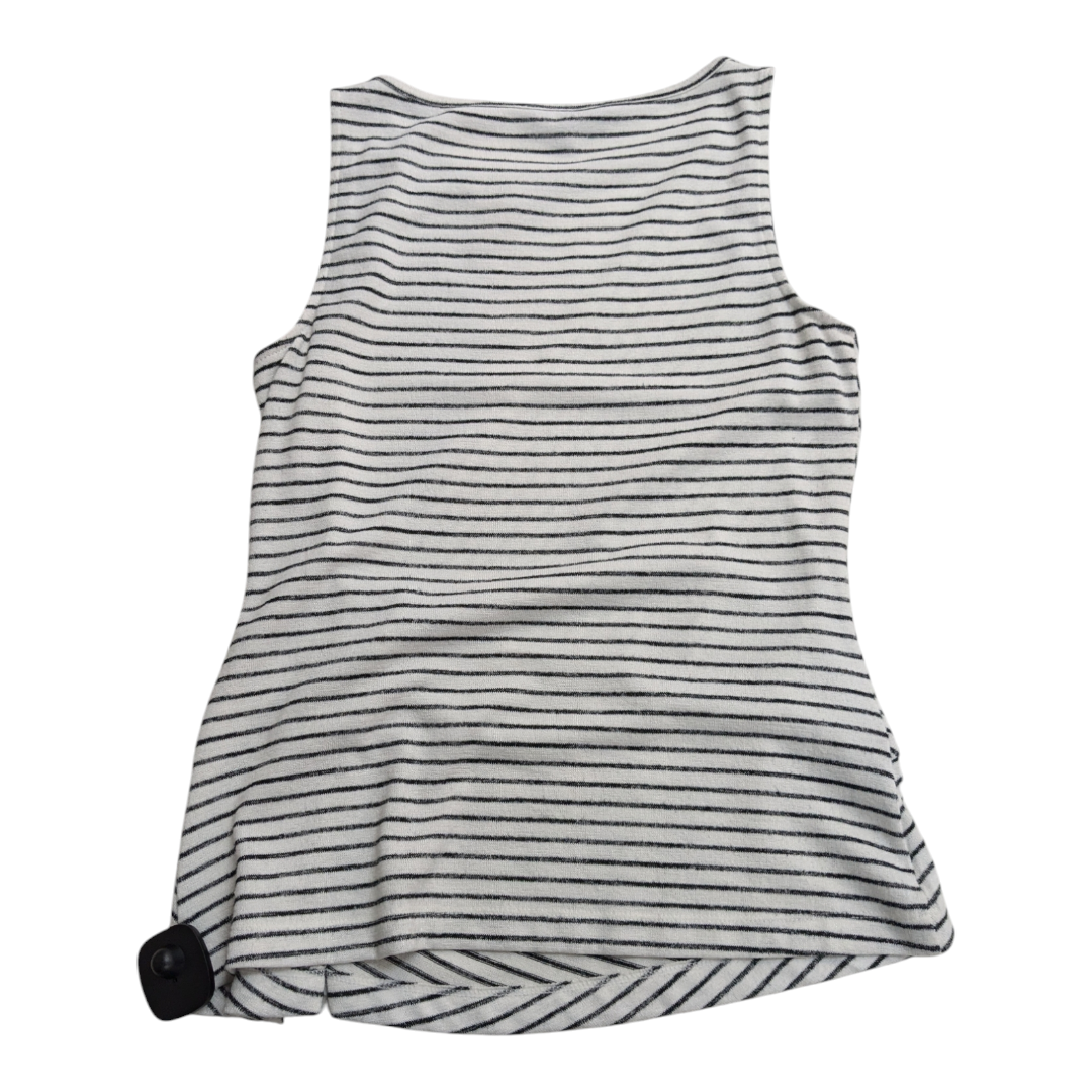 Top Sleeveless By Banana Republic In Striped Pattern, Size: Xs