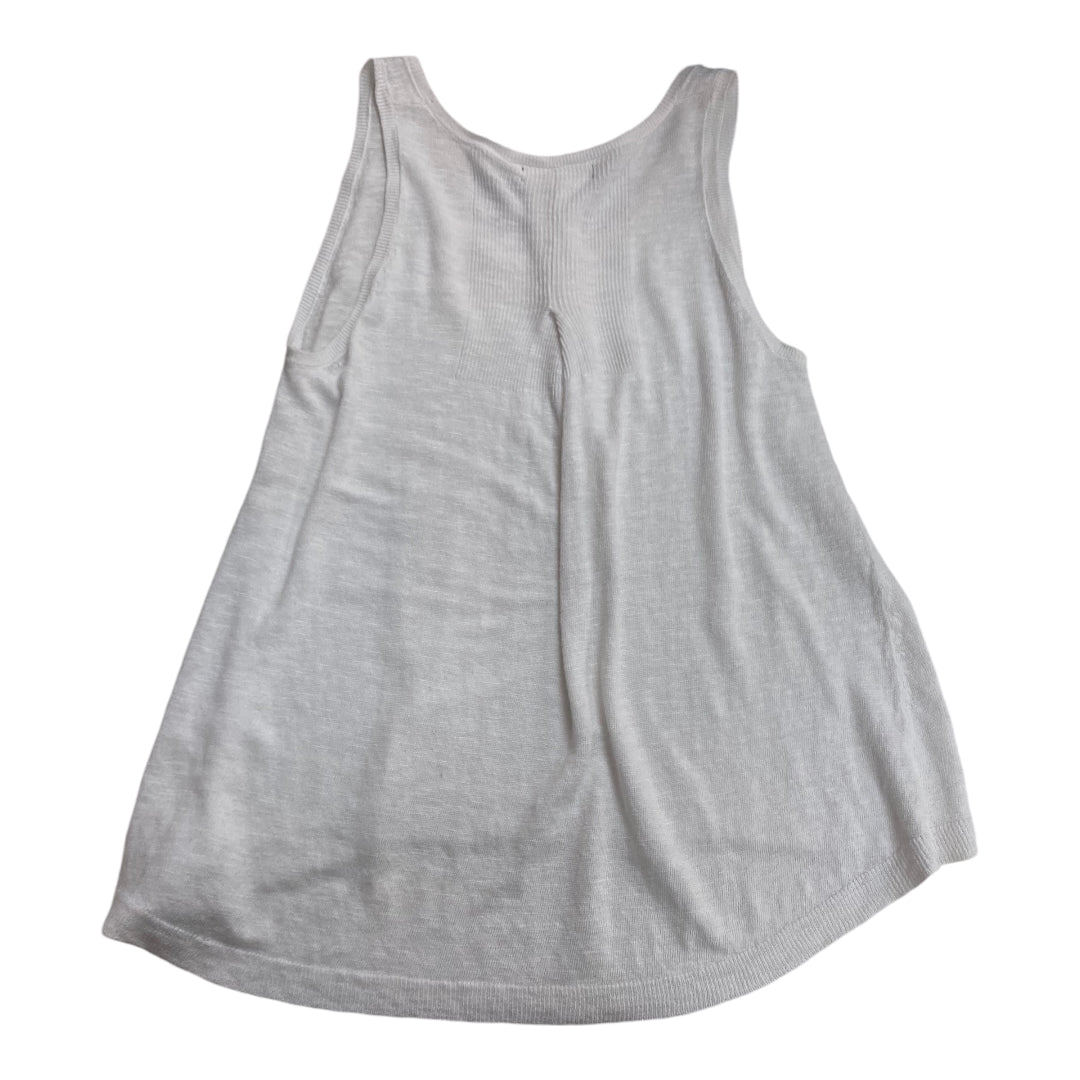 Top Sleeveless By Banana Republic In White, Size: S