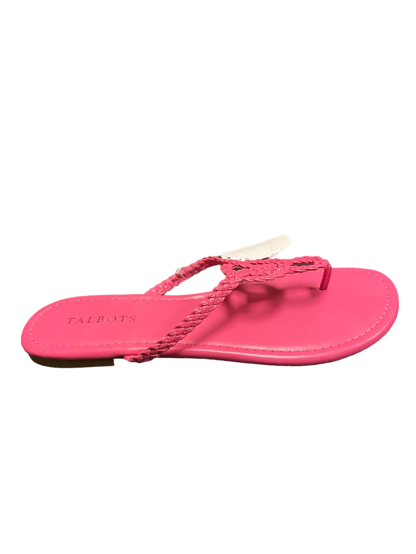 Pink Sandals Flip Flops Talbots, Size 9