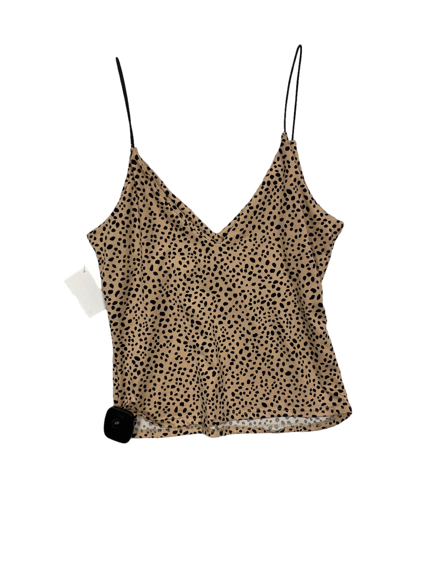 Animal Print Top Sleeveless Gaze, Size S