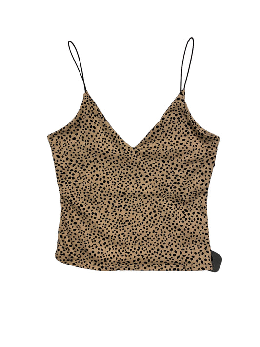 Animal Print Top Sleeveless Gaze, Size S