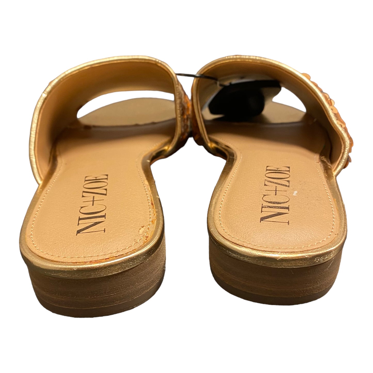 Sandals Flats By Nic + Zoe In Gold, Size: 7