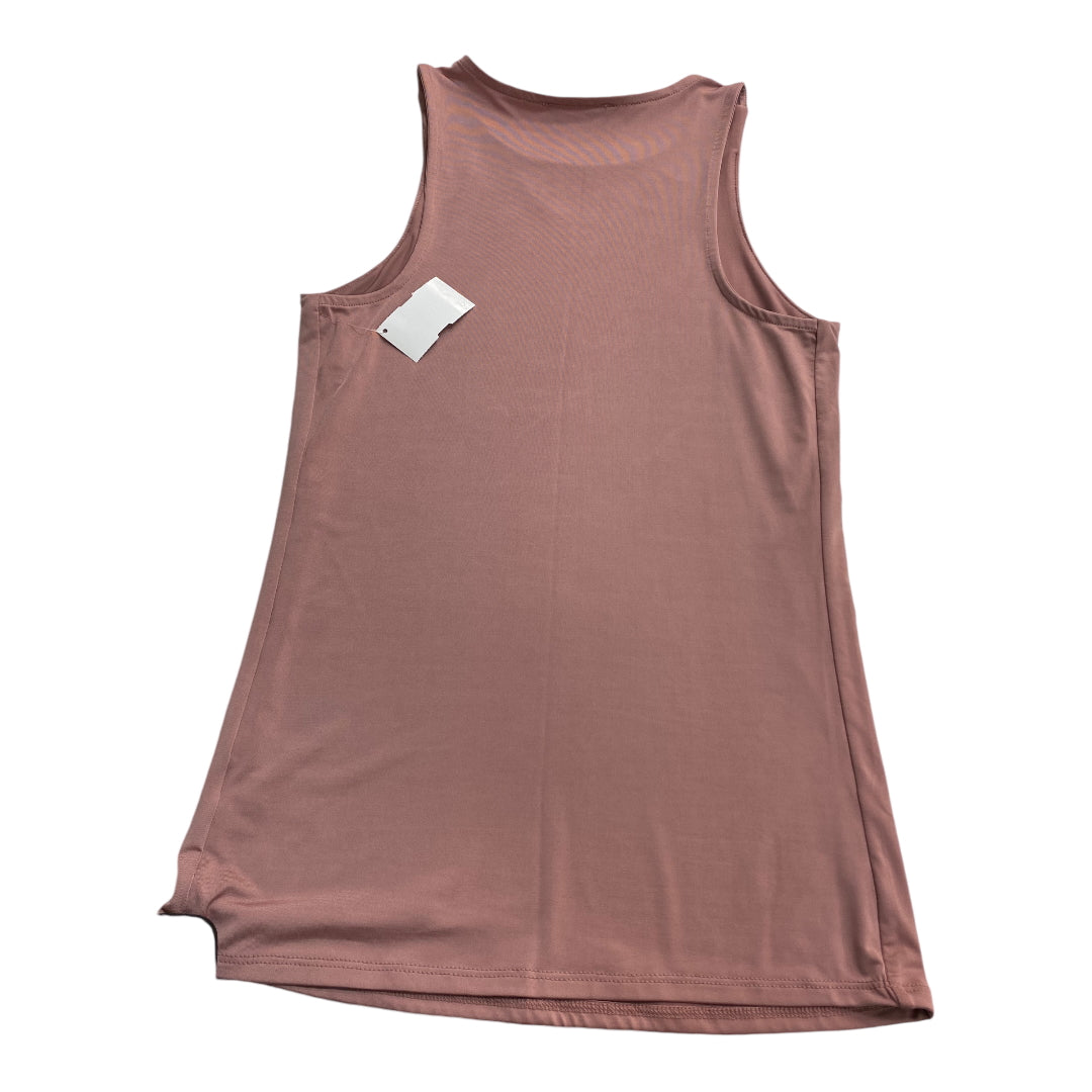 Top Sleeveless By EDGELY In Pink, Size: S