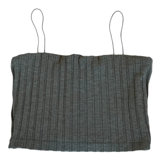 Top Sleeveless By Good American In Grey, Size: 2