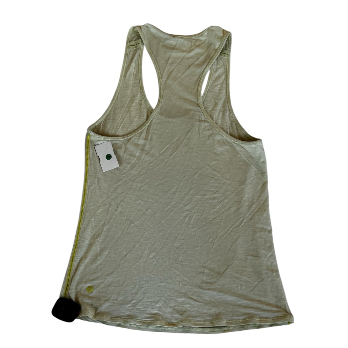 Athletic Tank Top By Lululemon In Yellow, Size: 8