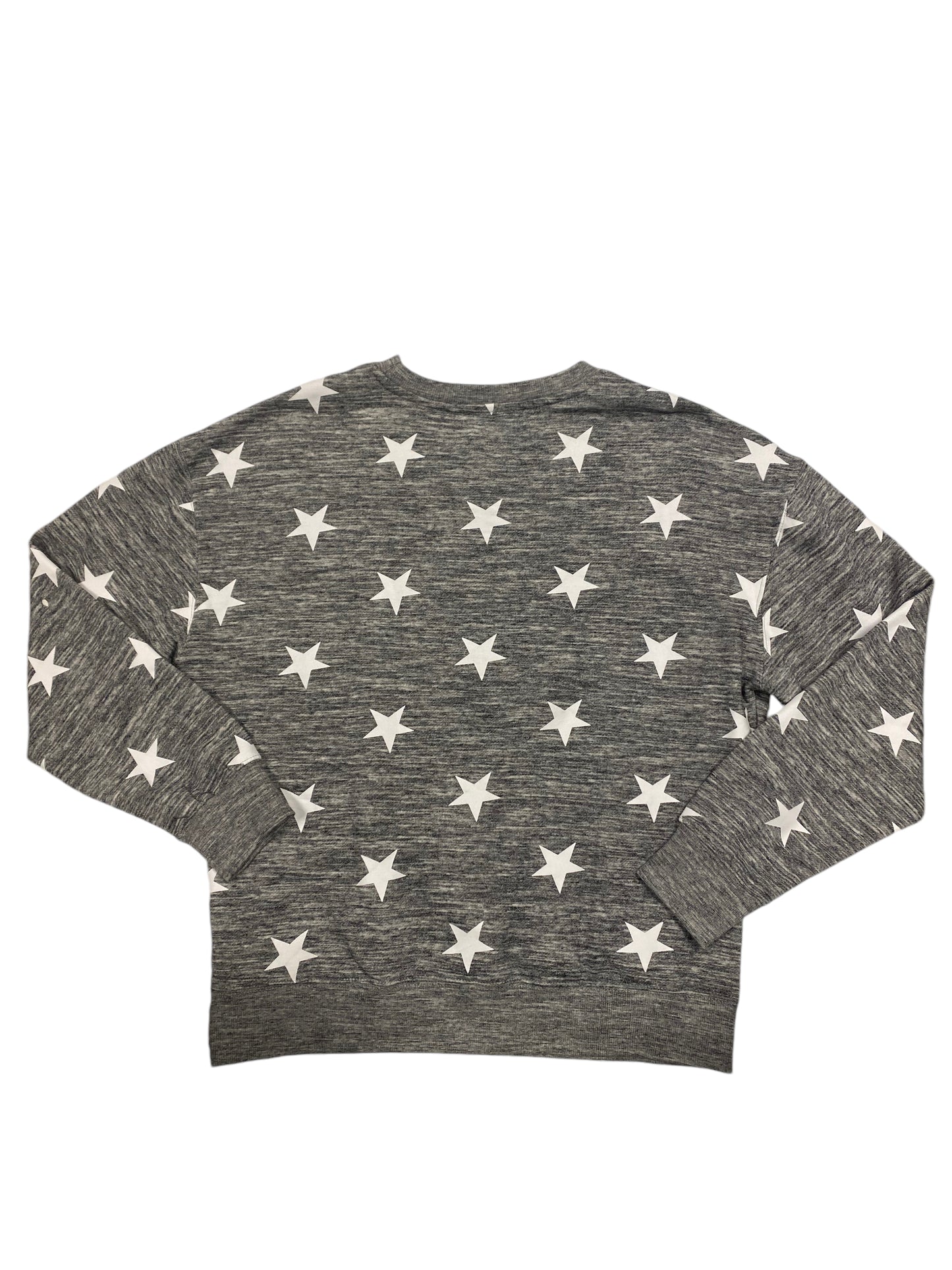 Top Long Sleeve By REFLEX In Grey, Size: L