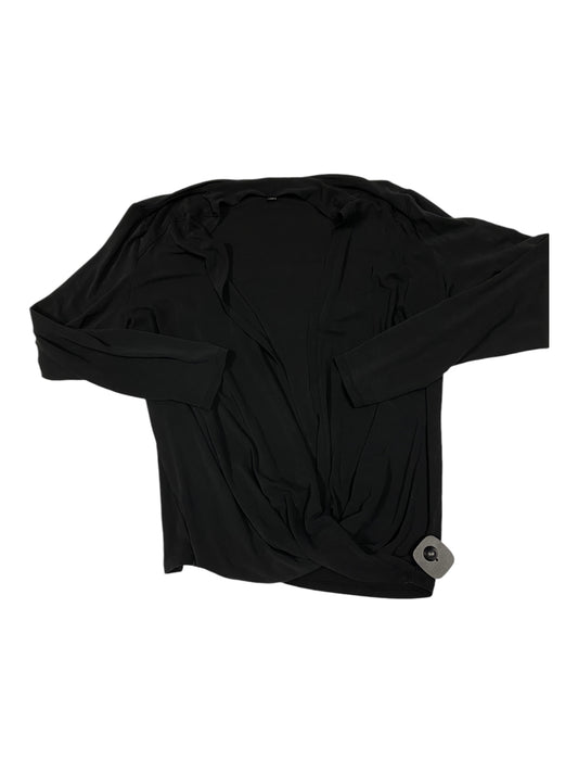 Top Long Sleeve Designer By Eileen Fisher In Black, Size: L