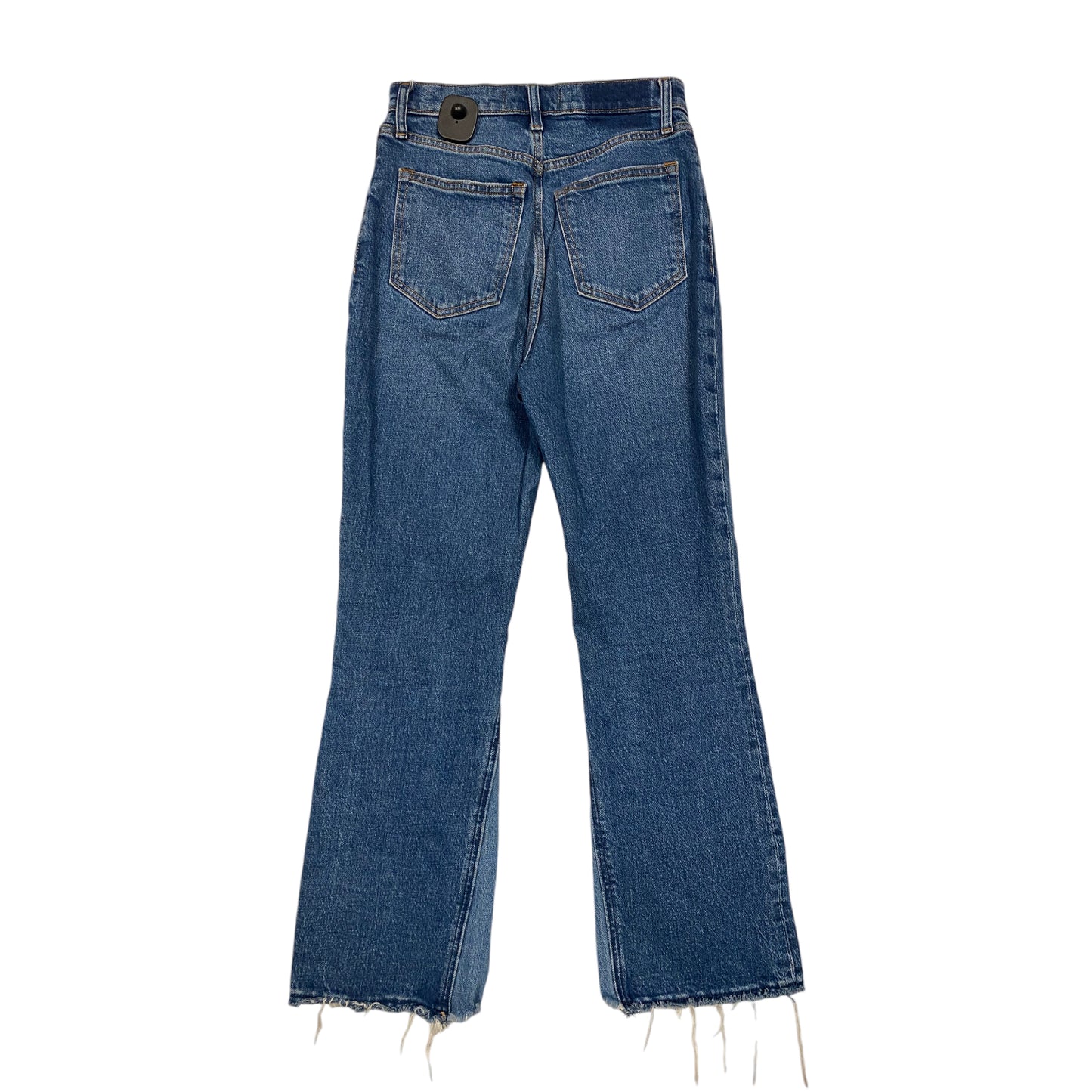 Jeans Flared By Abercrombie And Fitch In Blue Denim, Size: 0