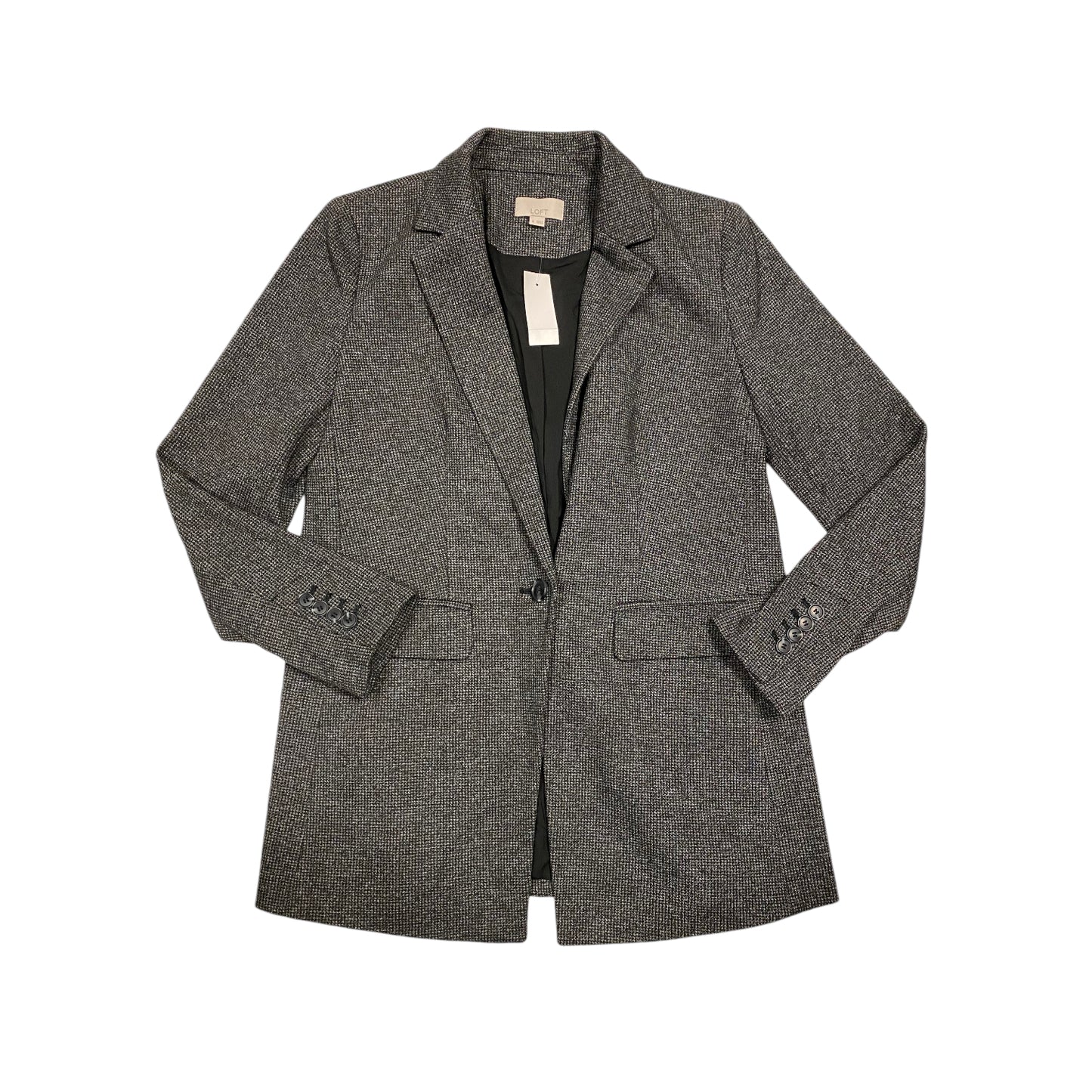 Blazer By Loft In Grey, Size: 6