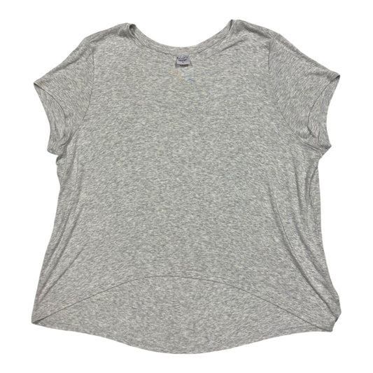 Athletic Top Short Sleeve By Athleta In Grey, Size: Xl