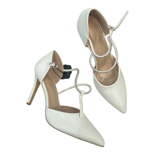 Shoes Heels Stiletto By Cmc In White, Size: 9