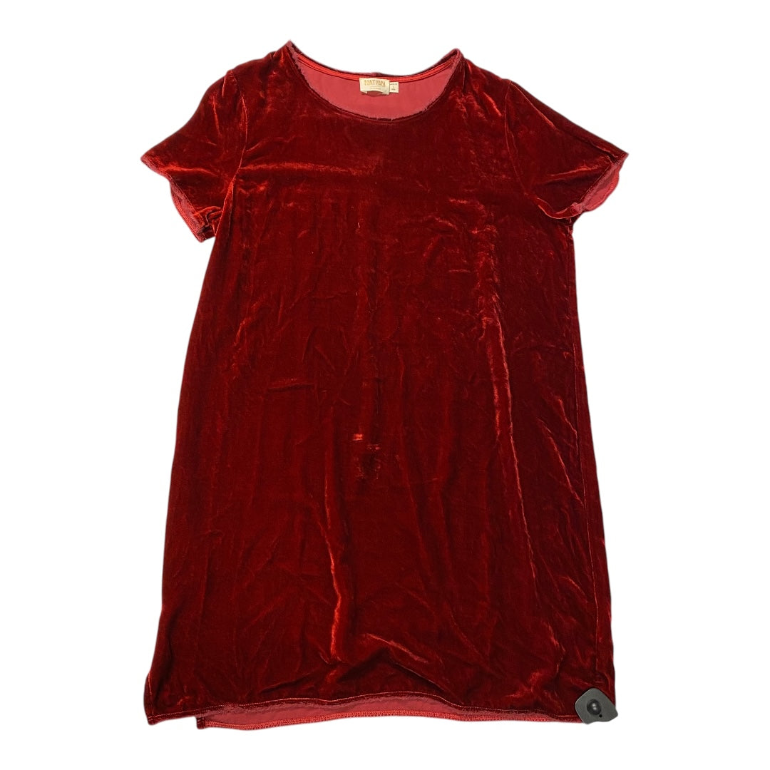 Dress Casual Short By Nation In Red, Size: L