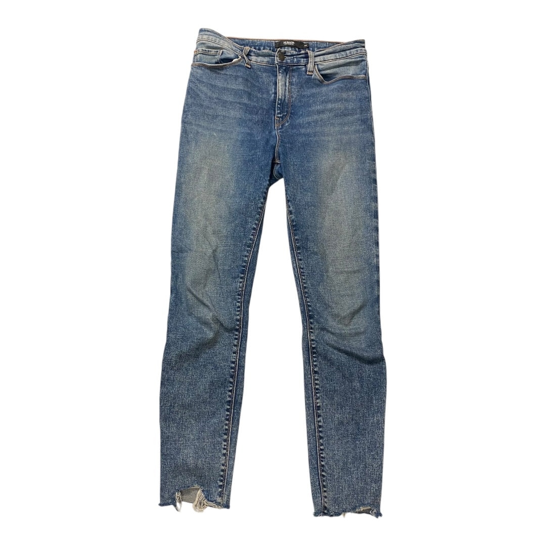 Jeans Skinny By Hudson In Blue Denim, Size: 8