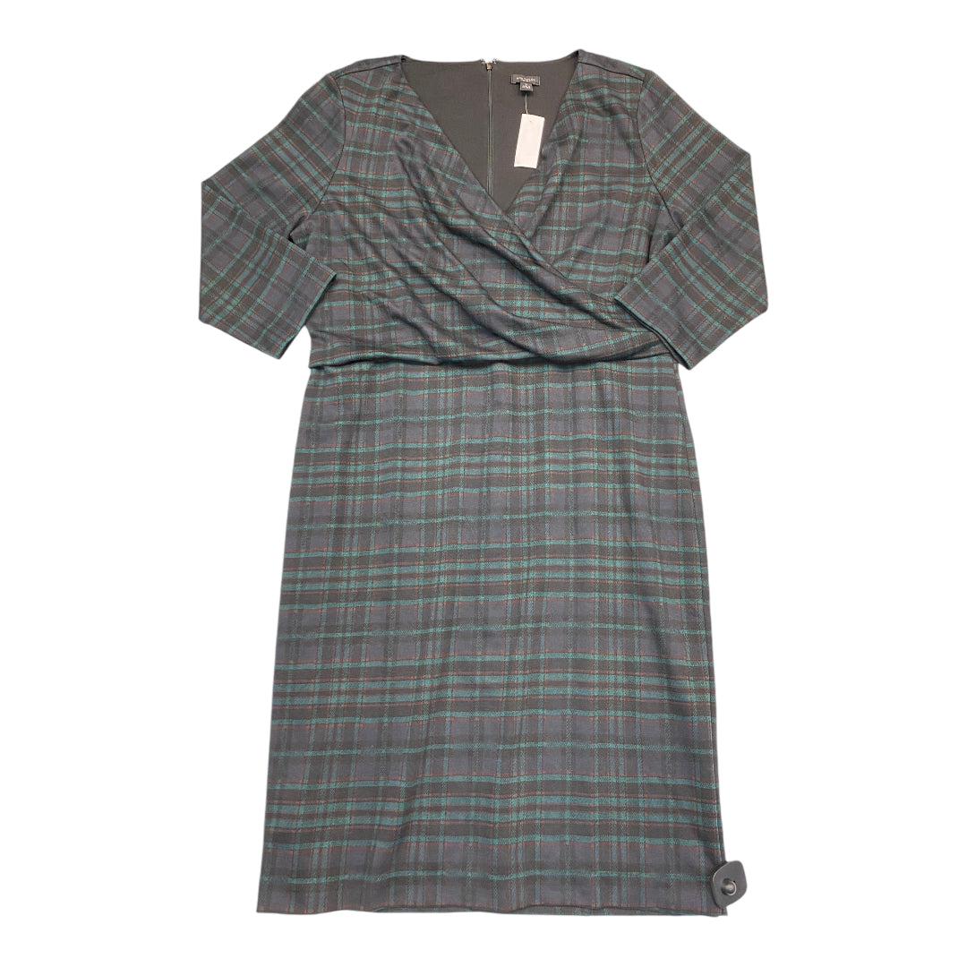 Dress Casual Maxi By Ann Taylor In Plaid Pattern, Size: 16