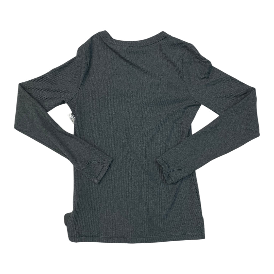 Top Long Sleeve By Athleta In Grey, Size: S