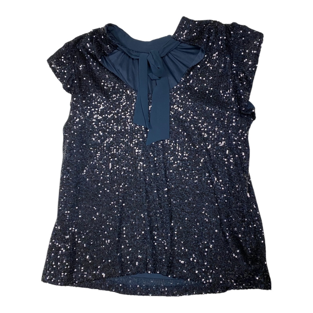 Top Short Sleeve By Dr2 In Navy, Size: L