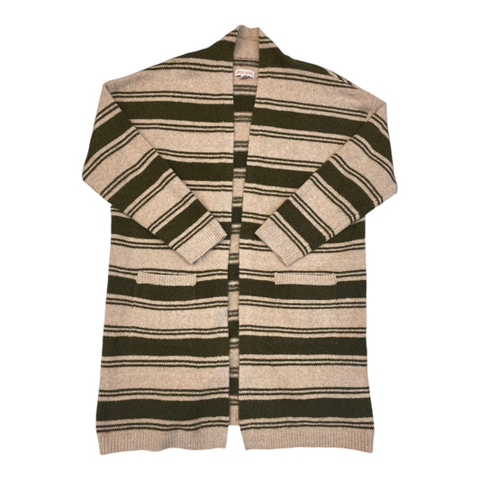 Sweater Cardigan By Knox Rose In Striped Pattern, Size: M