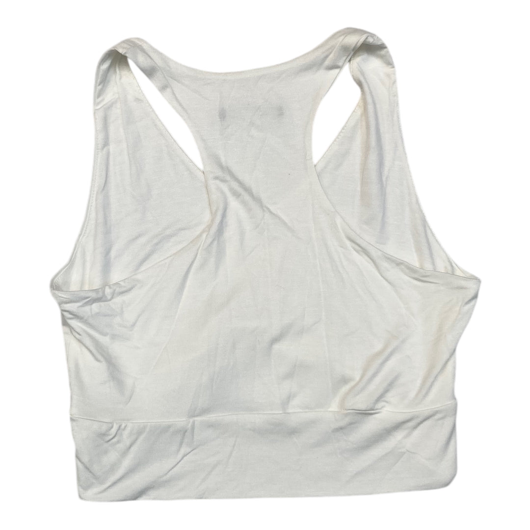 Tank Top By Final Touch In White, Size: L