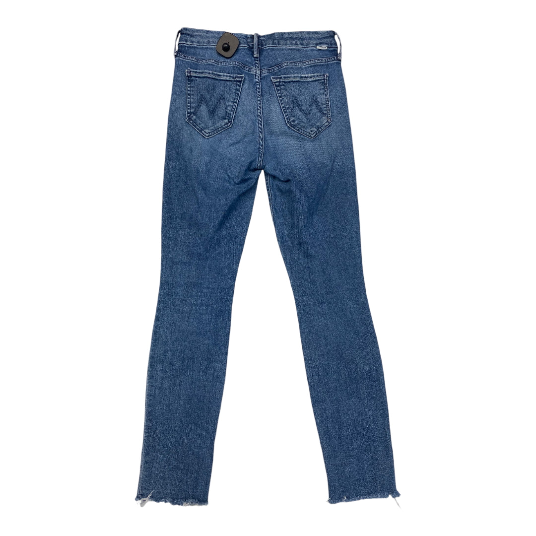 Jeans Cropped By Mother In Blue Denim, Size: 0