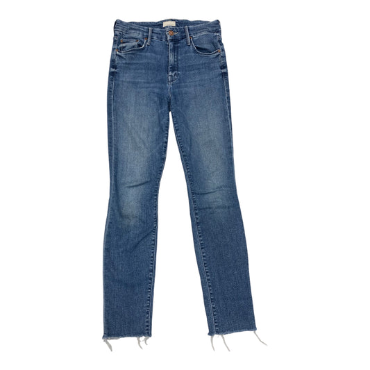 Jeans Cropped By Mother In Blue Denim, Size: 0