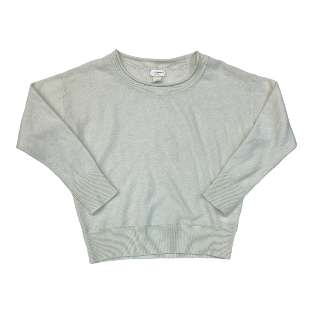 Sweater Cashmere By Club Monaco In Green, Size: Xs