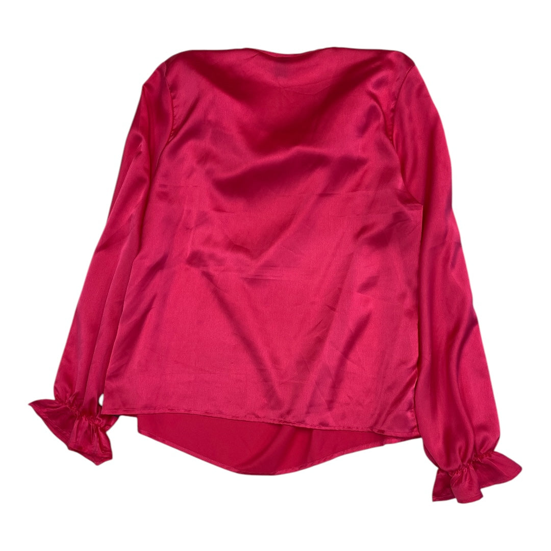 Top Long Sleeve By Shein In Pink, Size: Xl