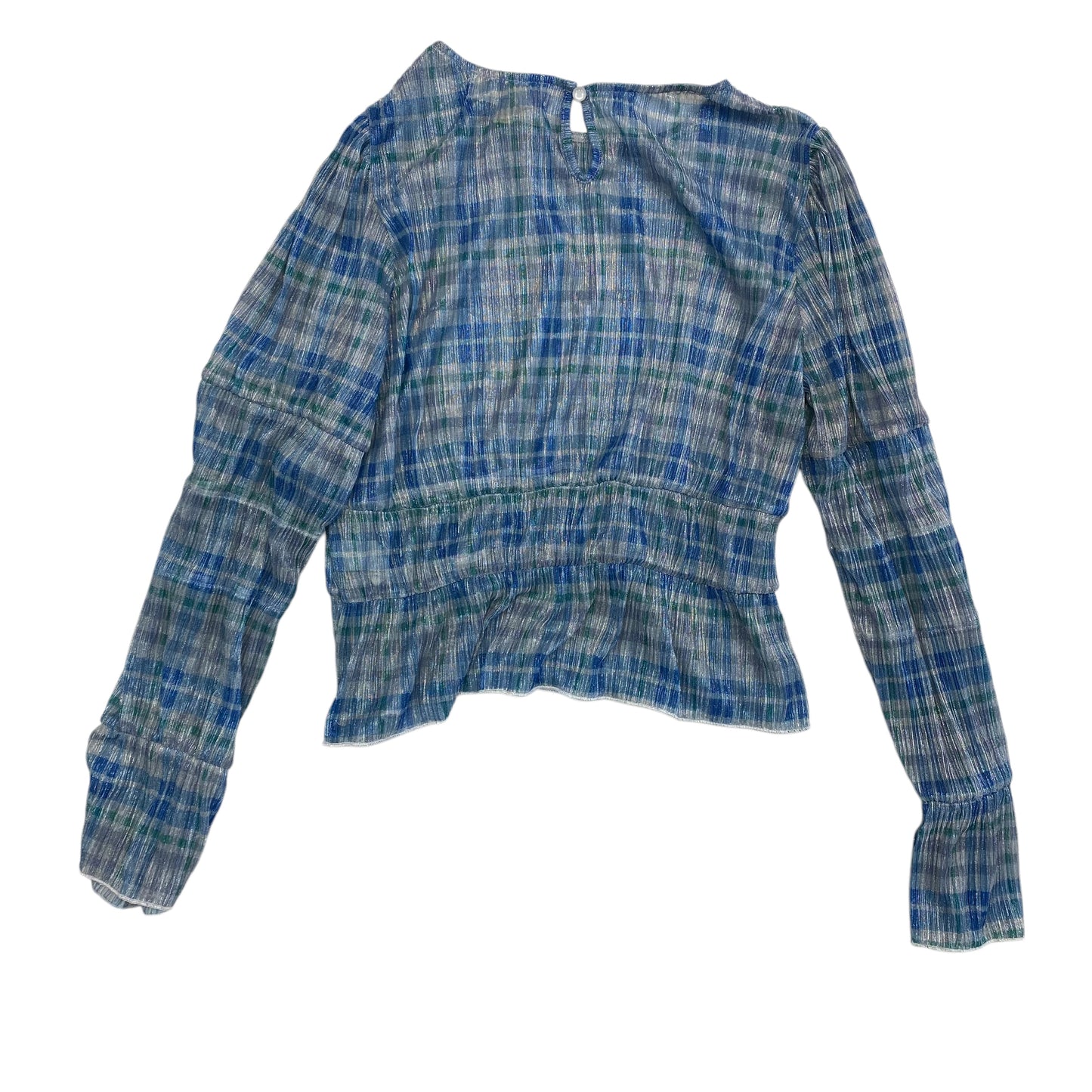 Top Long Sleeve By Porridge In Blue, Size: L