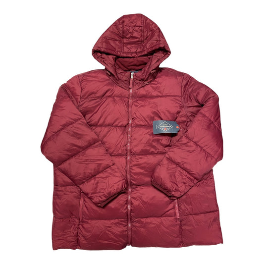 Jacket Puffer & Quilted By St Johns Bay In Maroon, Size: 2x