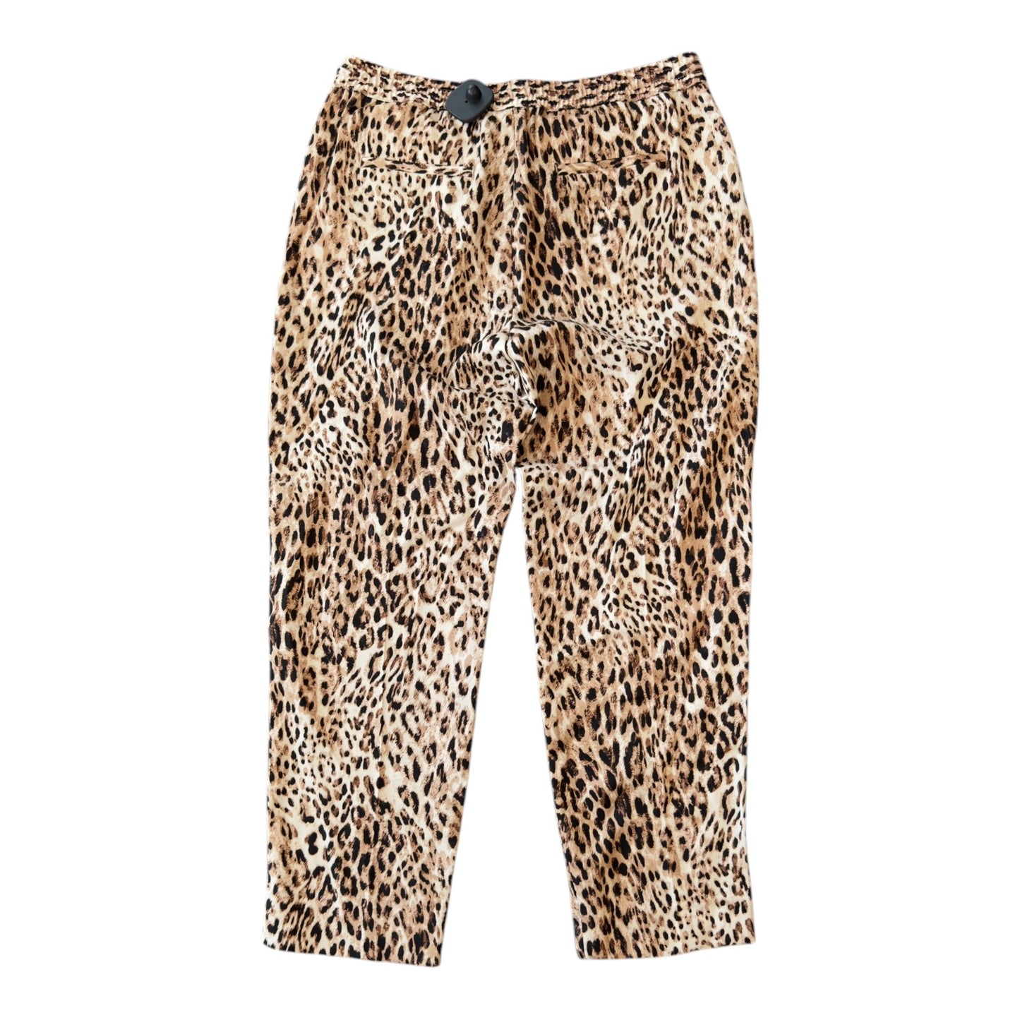 Pants Cropped By Banana Republic In Leopard Print, Size: S