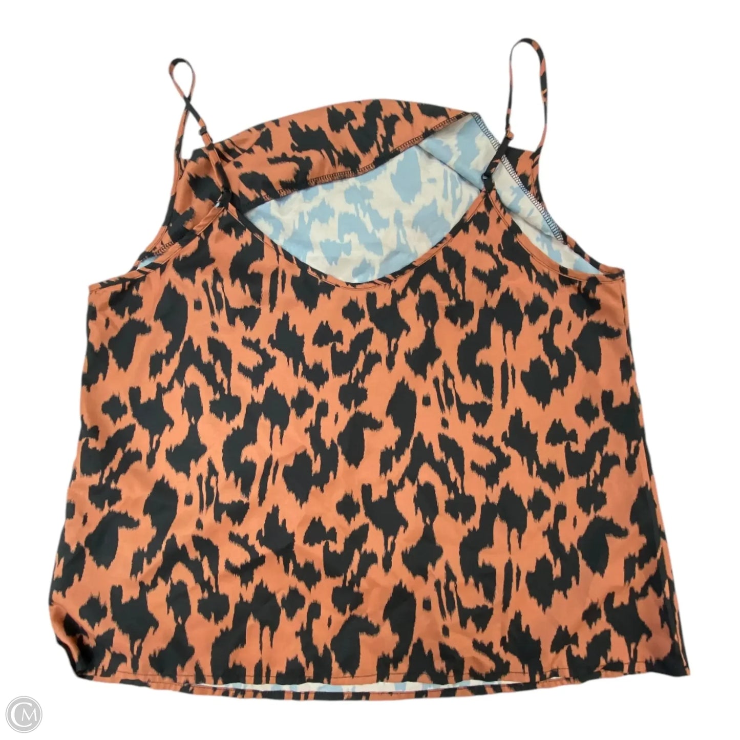 Top Sleeveless By Shein In Animal Print, Size: 1x