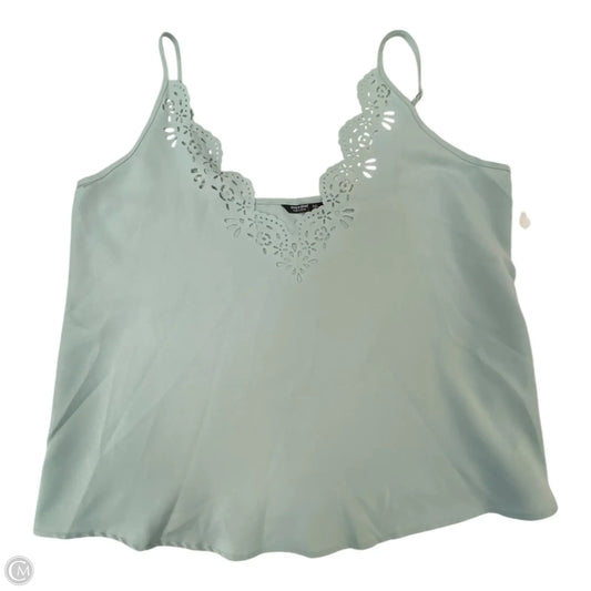 Top Sleeveless By Shein In Teal, Size: 1x