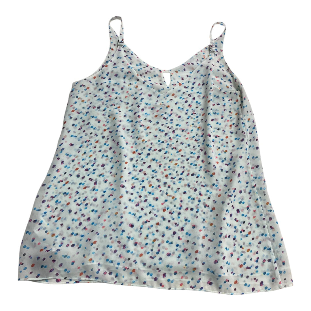 Top Sleeveless By Cabi In Multi-colored, Size: S