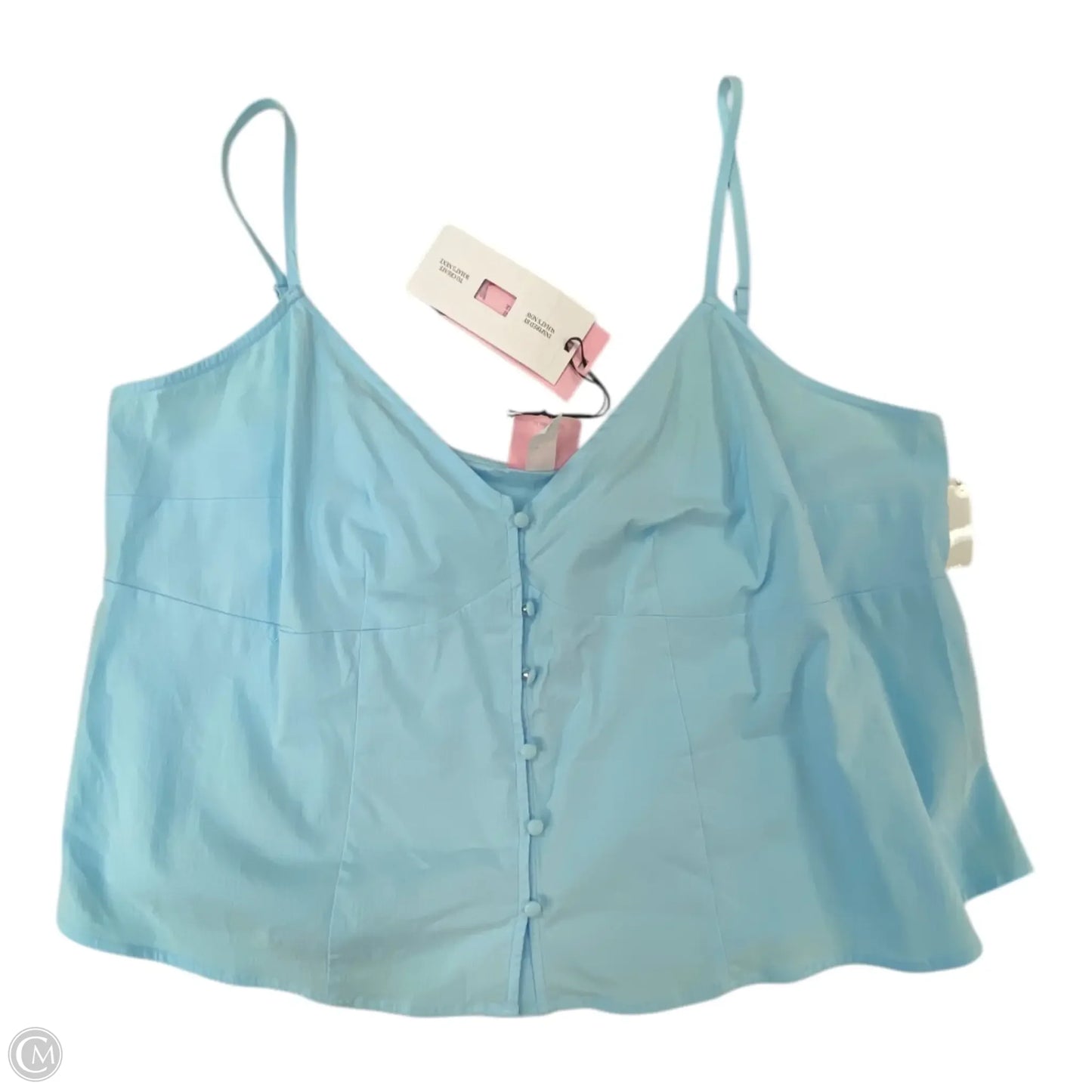 Top Sleeveless By FUTURE COLLECTIVE In Blue, Size: Xxl