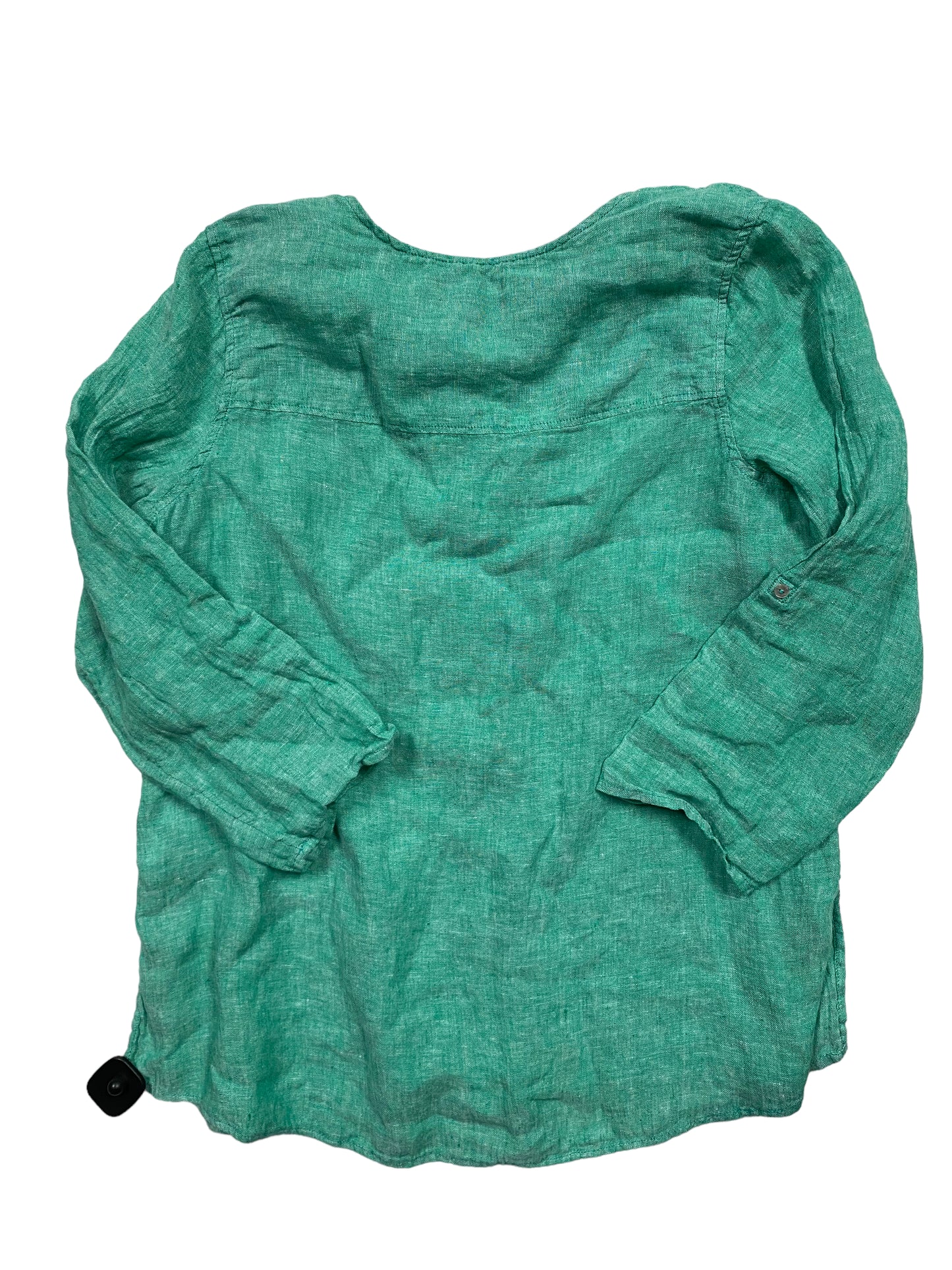 Green Top Long Sleeve T Tahari, Size 2x