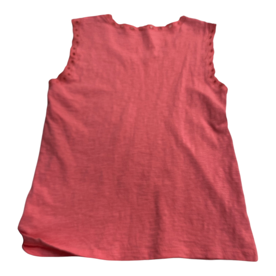 Top Sleeveless By Talbots In Pink, Size: Petite