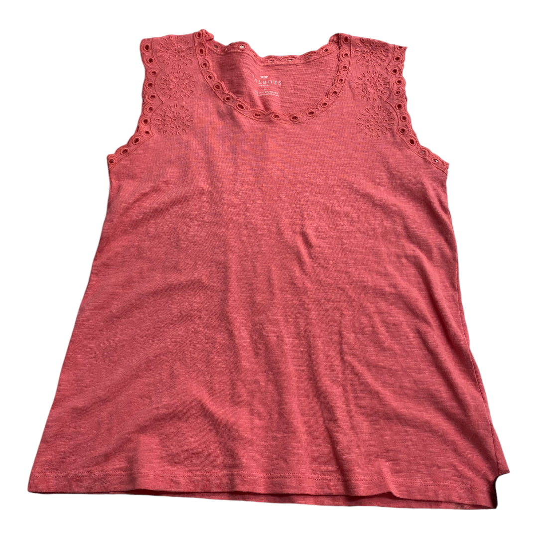 Top Sleeveless By Talbots In Pink, Size: Petite