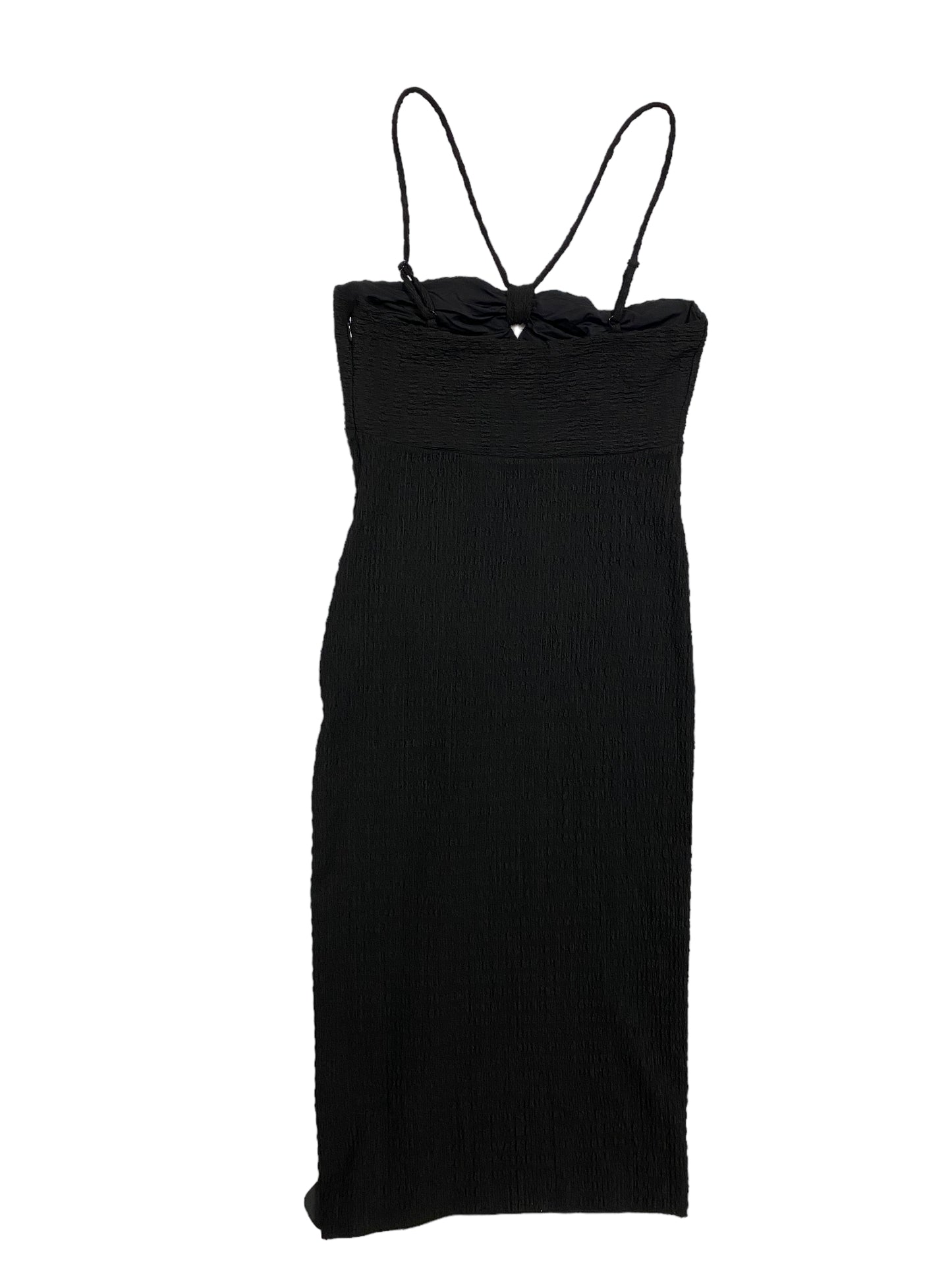 Black Dress Casual Midi Club Monaco, Size Xs